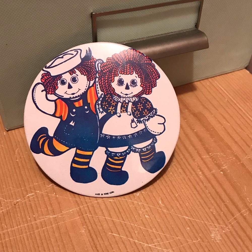Raggedity Anne & Andy Vintage Pin
